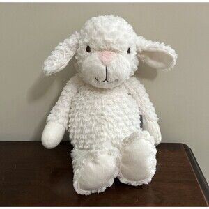 Hallmark Lamb Plush Sheep Textured Floppy  Ivory Cuddly Easter Toy 17"